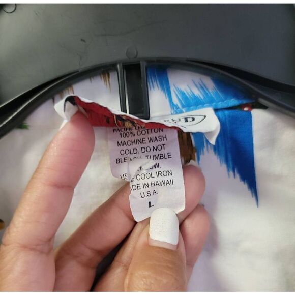 Santa In Paradise Christmas Hawaiian Shirt L - Picture 4 of 6